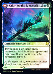 Jorn, God of Winter // Kaldring, the Rimestaff [Kaldheim Prerelease Promos] Magic: The Gathering