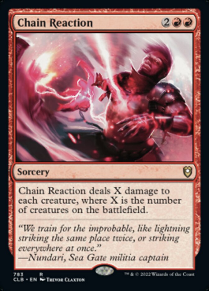 Chain Reaction [Commander Legends: Battle for Baldur's Gate] Magic: The Gathering