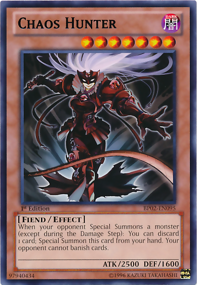 Chaos Hunter [BP02-EN095] Rare Yu-Gi-Oh!