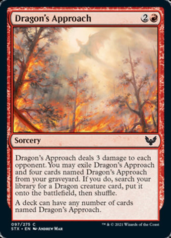 Dragon's Approach [Strixhaven: School of Mages] Magic: The Gathering