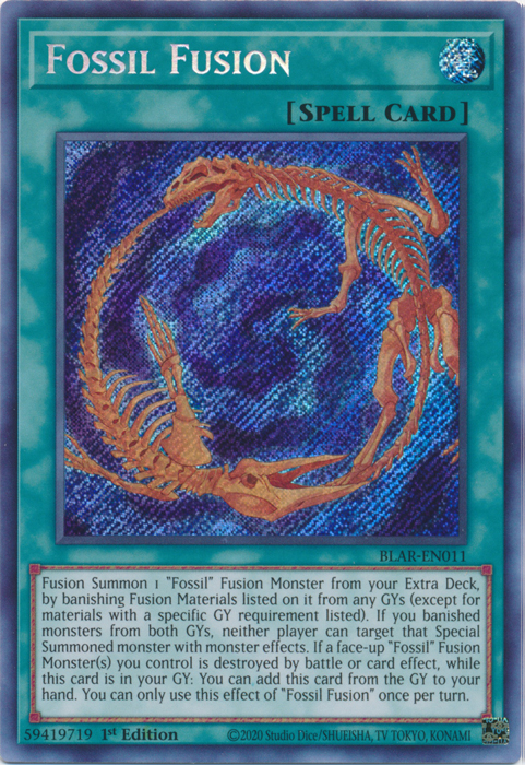 Fossil Fusion [BLAR-EN011] Secret Rare Yu-Gi-Oh!