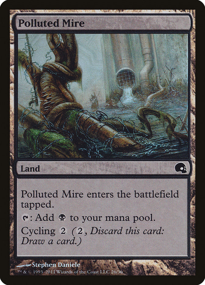 Polluted Mire [Premium Deck Series: Graveborn] Magic: The Gathering