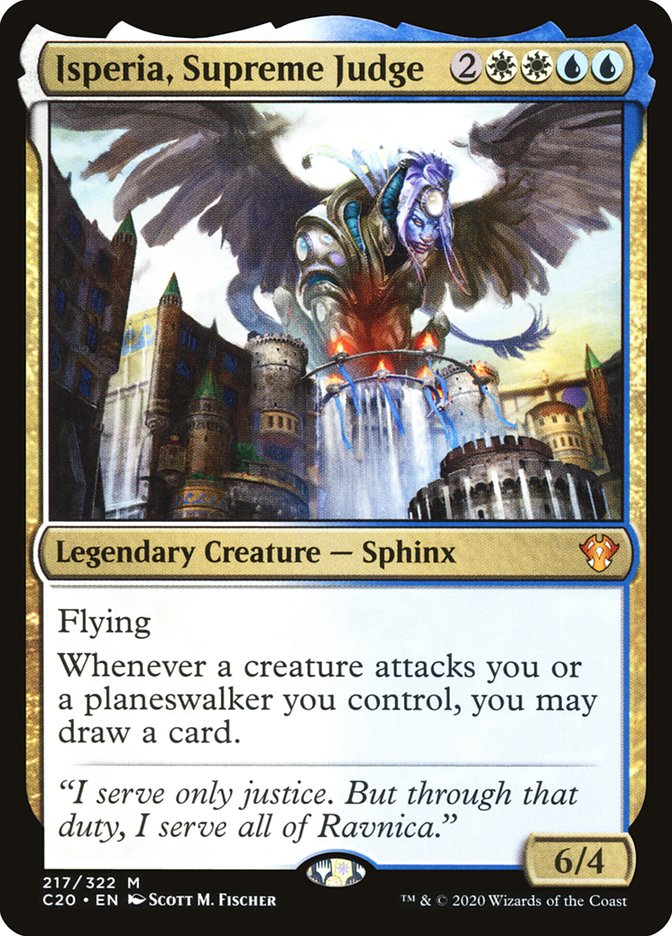 Isperia, Supreme Judge [Commander 2020] Magic: The Gathering