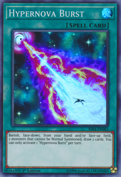 Hypernova Burst [RIRA-EN063] Super Rare Yu-Gi-Oh!