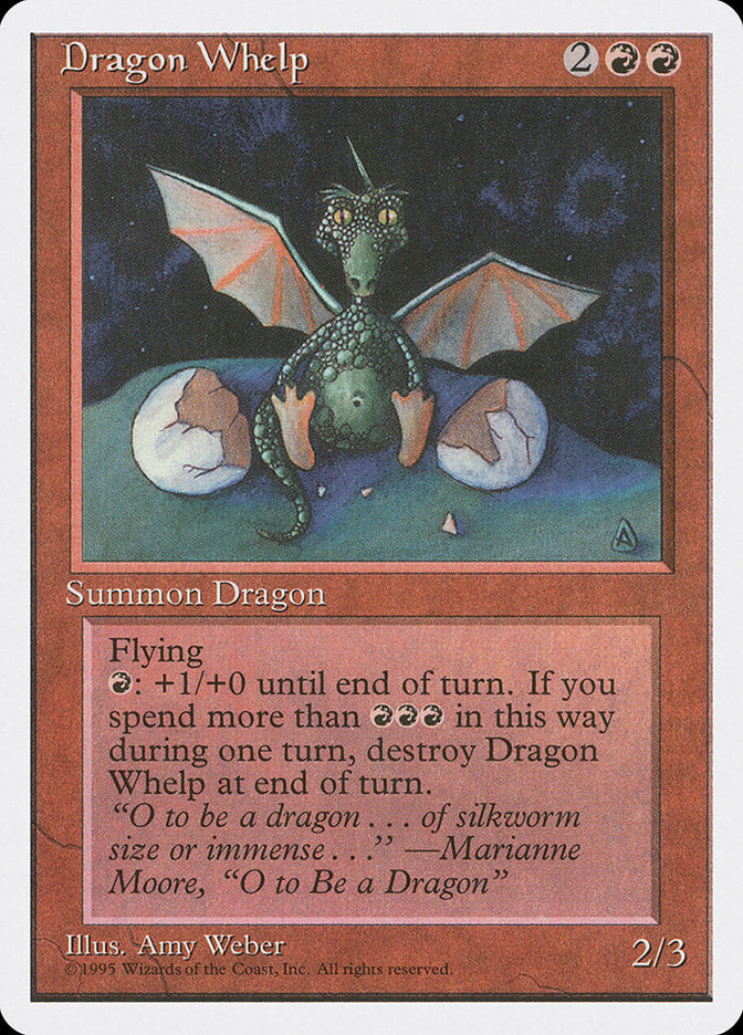 Dragon Whelp [Fourth Edition] Magic: The Gathering