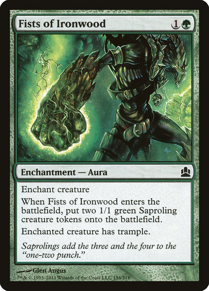 Fists of Ironwood [Commander 2011] Magic: The Gathering