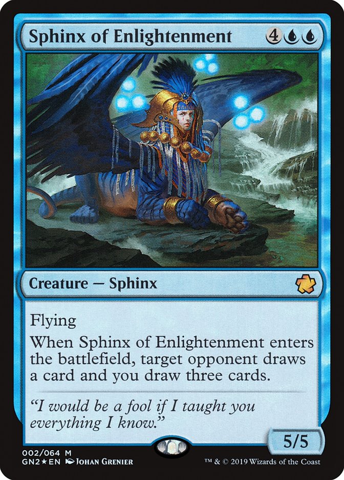 Sphinx of Enlightenment [Game Night 2019] Magic: The Gathering