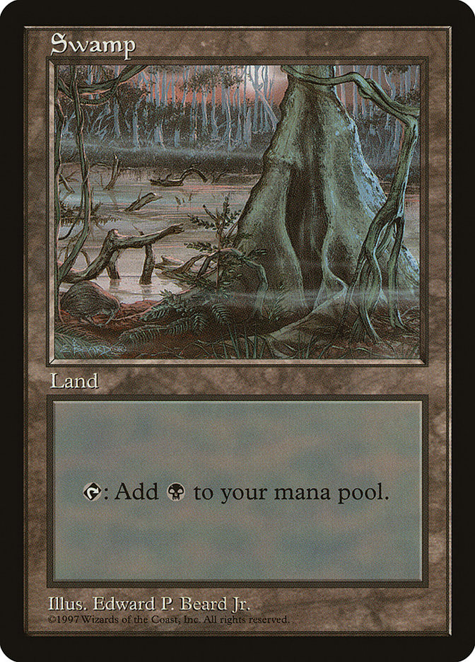 Swamp (5) [Asia Pacific Land Program] Magic: The Gathering