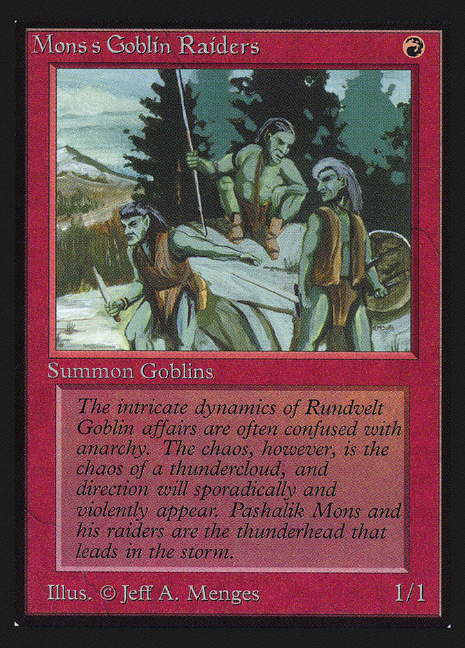Mons's Goblin Raiders [Collectors' Edition] Magic: The Gathering