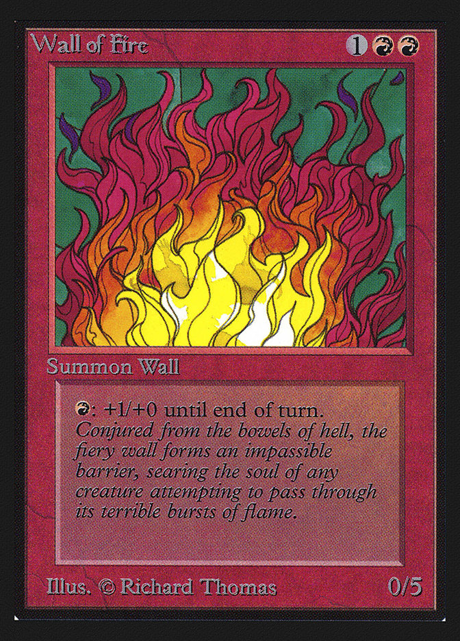 Wall of Fire [Collectors' Edition] Magic: The Gathering