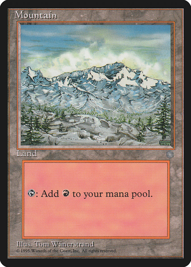 Mountain (376) [Ice Age] Magic: The Gathering