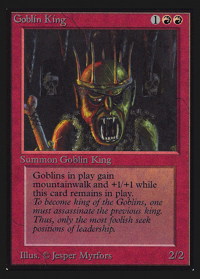 Goblin King [Collectors' Edition] Magic: The Gathering