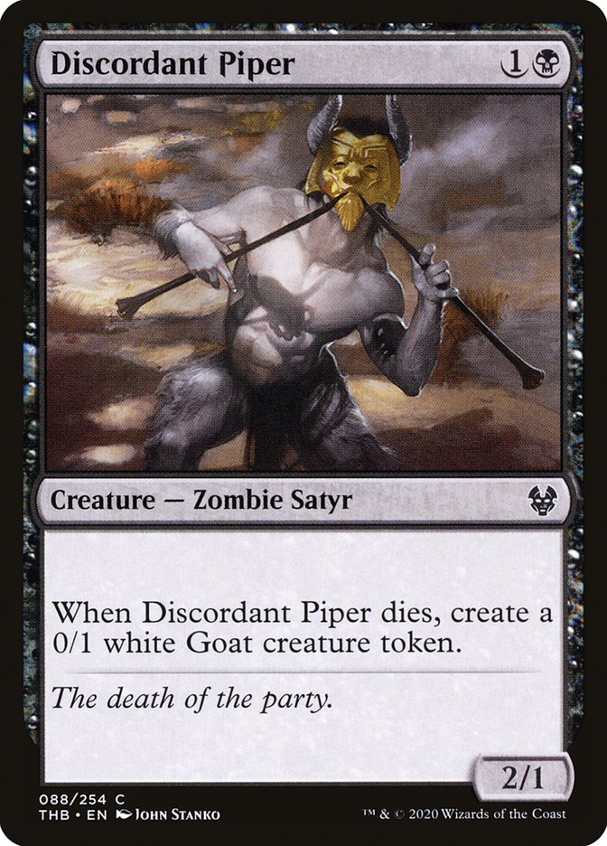 Discordant Piper [Theros Beyond Death] Magic: The Gathering