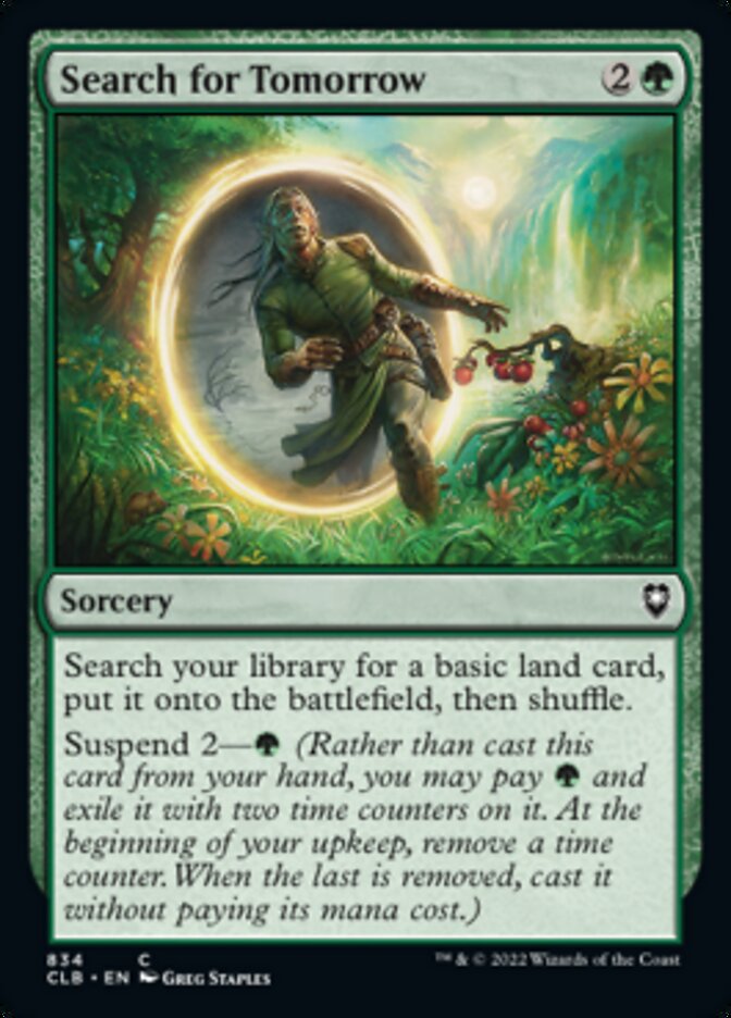Search for Tomorrow [Commander Legends: Battle for Baldur's Gate] Magic: The Gathering