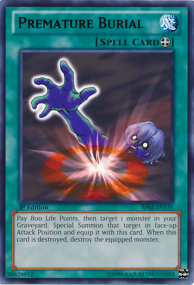 Premature Burial [BP02-EN135] Rare Yu-Gi-Oh!