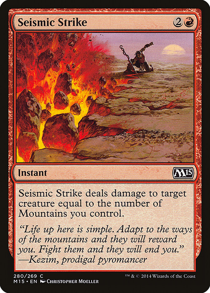 Seismic Strike [Magic 2015] Magic: The Gathering