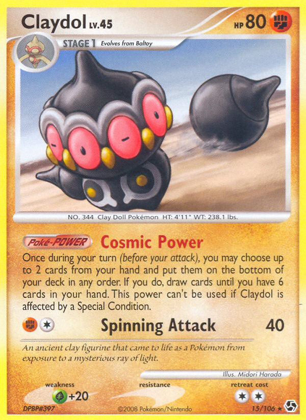 Claydol (15/106) [Diamond & Pearl: Great Encounters] Pokémon