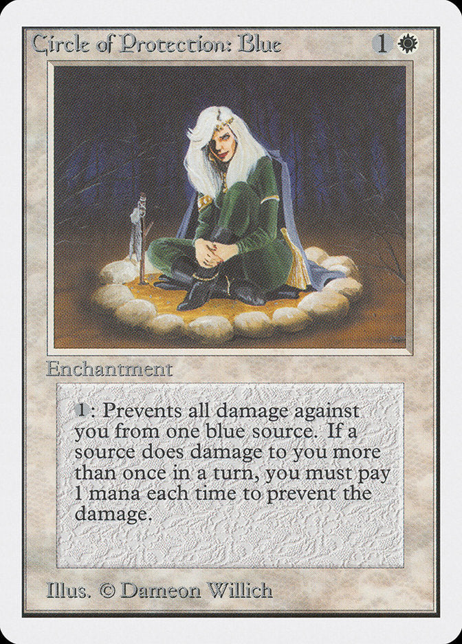 Circle of Protection: Blue [Unlimited Edition] Magic: The Gathering