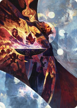 Urza's Command Art Card [The Brothers' War Art Series] Magic: The Gathering