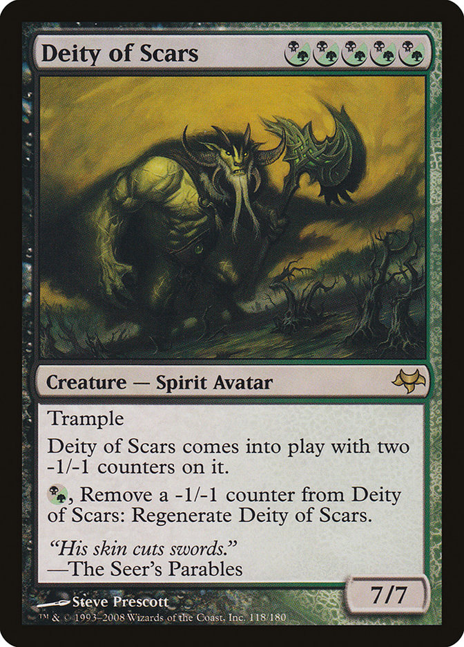 Deity of Scars [Eventide] Magic: The Gathering