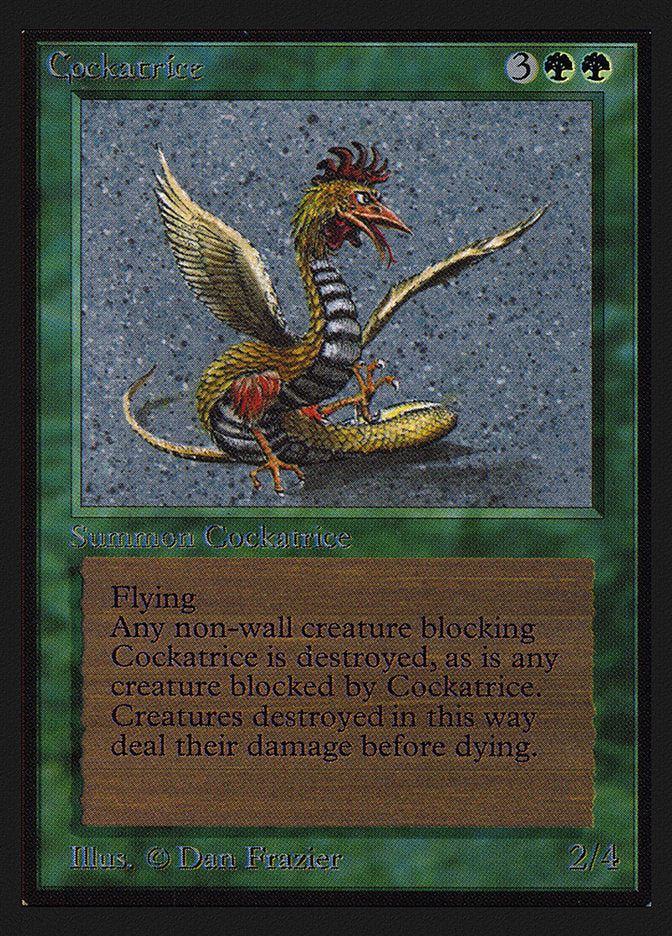 Cockatrice [International Collectors' Edition] Magic: The Gathering