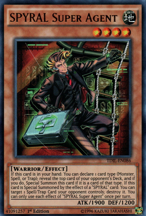 SPYRAL Super Agent [TDIL-EN086] Ultra Rare Yu-Gi-Oh!