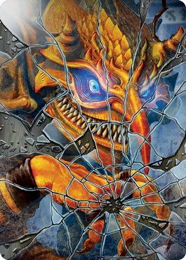 Reflection of Kiki-Jiki Art Card [Kamigawa: Neon Dynasty Art Series] Magic: The Gathering