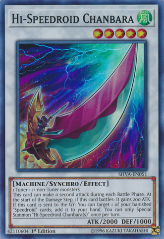 Hi-Speedroid Chanbara [SHVA-EN051] Super Rare Yu-Gi-Oh!