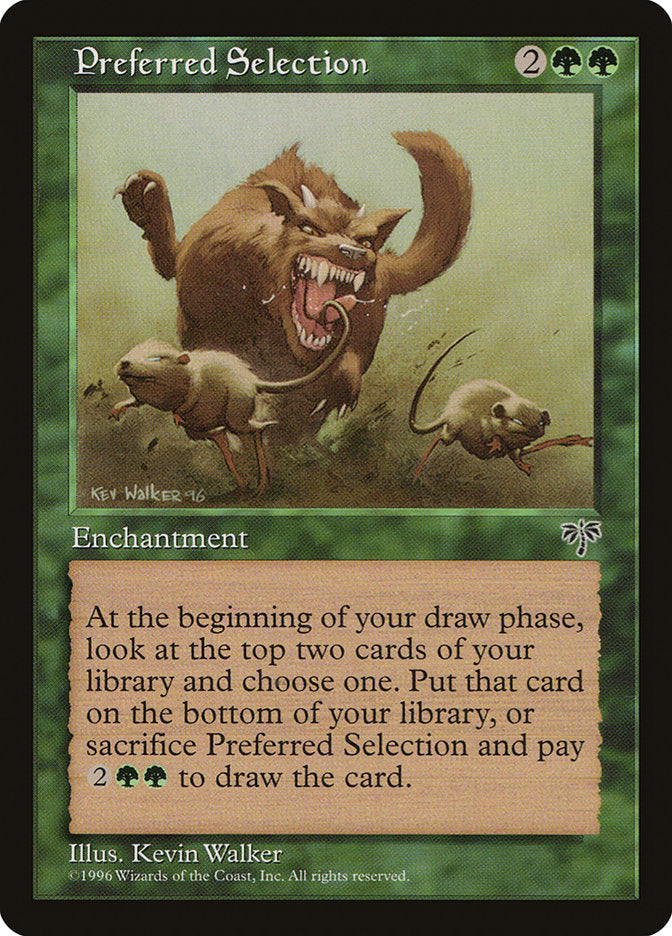 Preferred Selection [Mirage] Magic: The Gathering
