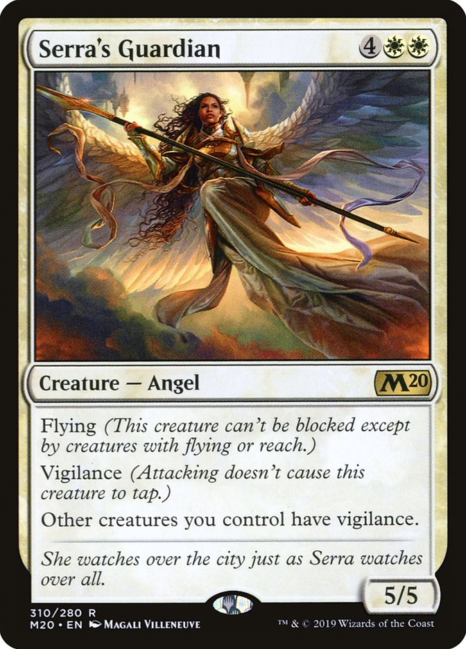 Serra's Guardian [Core Set 2020] Magic: The Gathering