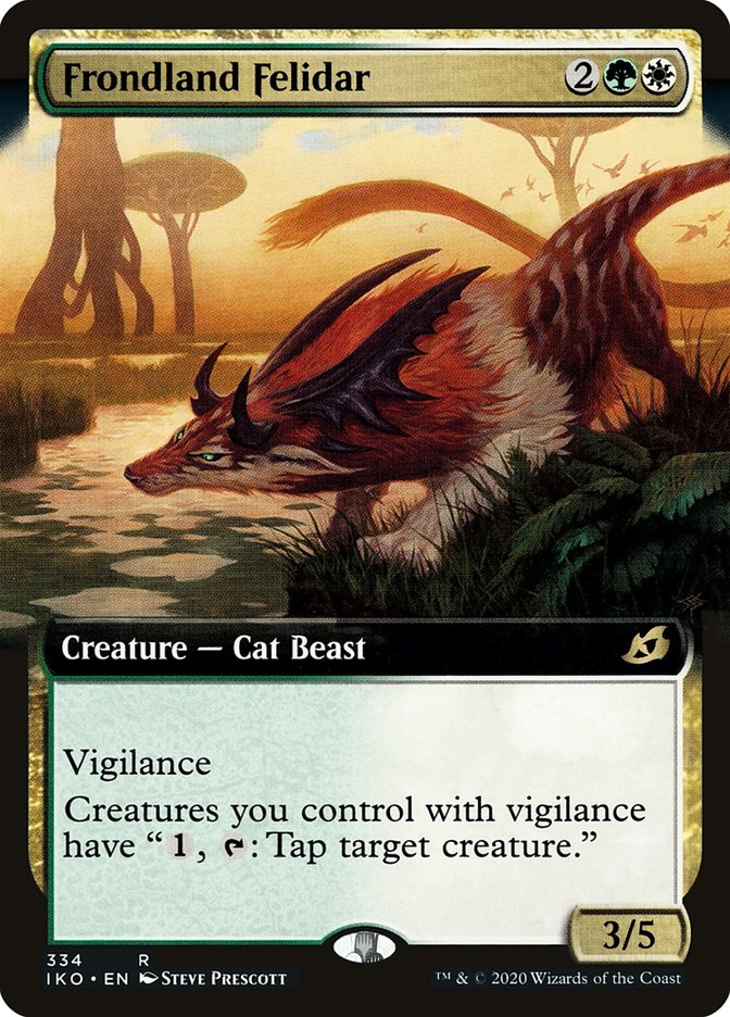Frondland Felidar (Extended Art) [Ikoria: Lair of Behemoths] Magic: The Gathering