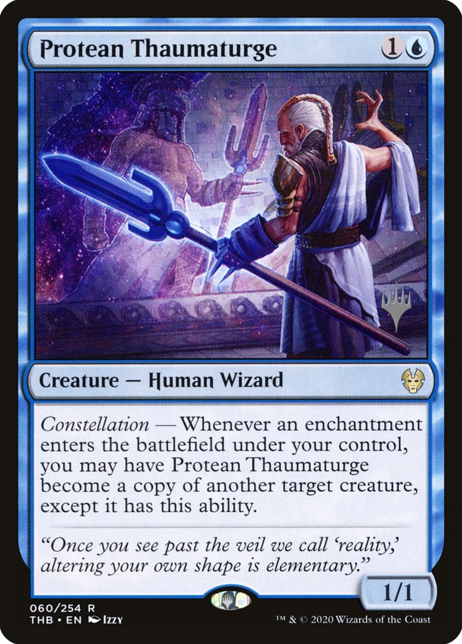 Protean Thaumaturge (Promo Pack) [Theros Beyond Death Promos] Magic: The Gathering