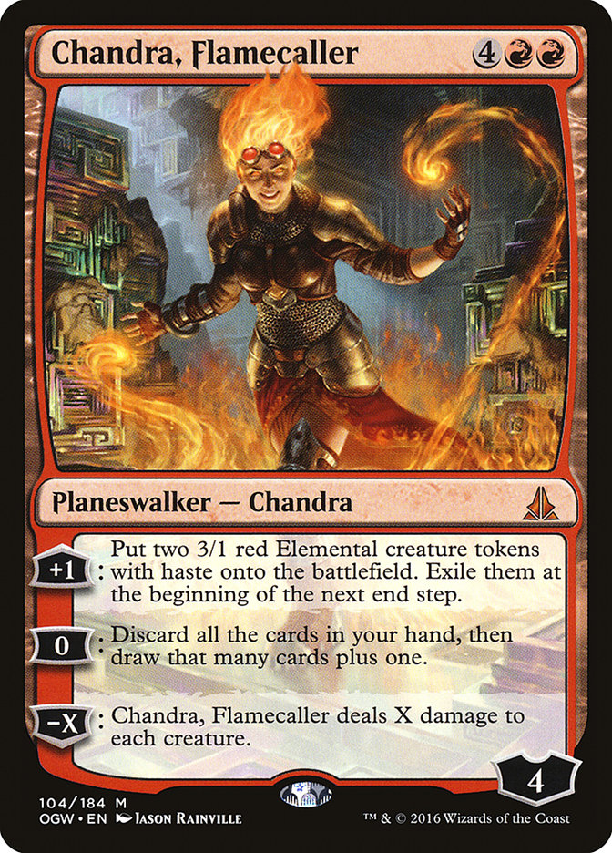 Chandra, Flamecaller [Oath of the Gatewatch] Magic: The Gathering