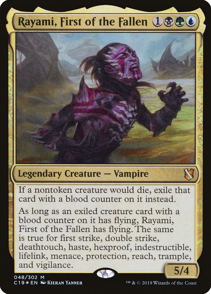 Rayami, First of the Fallen [Commander 2019] Magic: The Gathering
