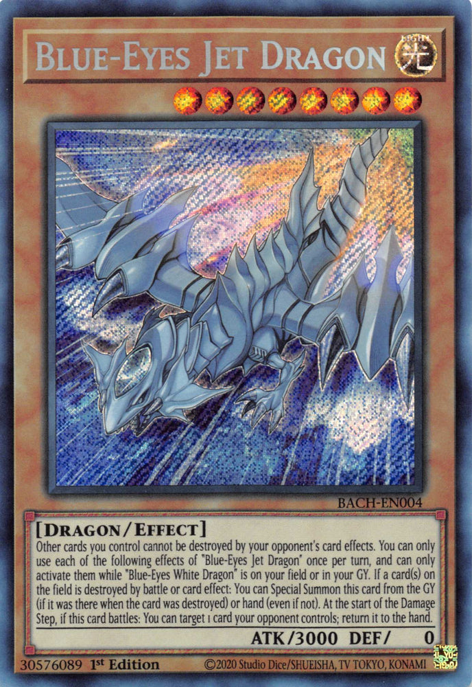 Blue-Eyes Jet Dragon [BACH-EN004] Starlight Rare Yu-Gi-Oh!