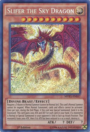 Slifer the Sky Dragon [MVP1-ENS57] Secret Rare Yu-Gi-Oh!