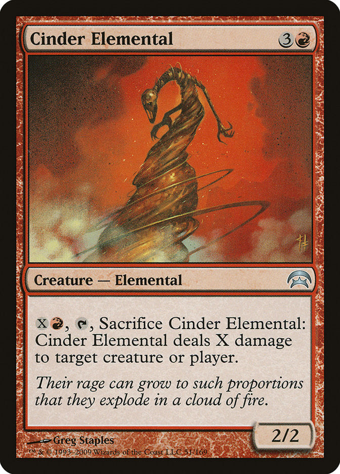 Cinder Elemental [Planechase] Magic: The Gathering