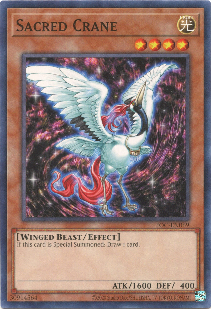 Sacred Crane (25th Anniversary) [IOC-EN069] Common Yu-Gi-Oh!
