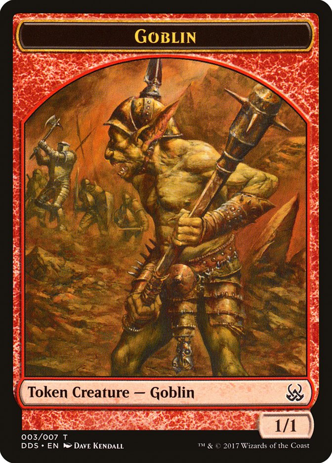 Goblin Token [Duel Decks: Mind vs. Might Tokens] Magic: The Gathering