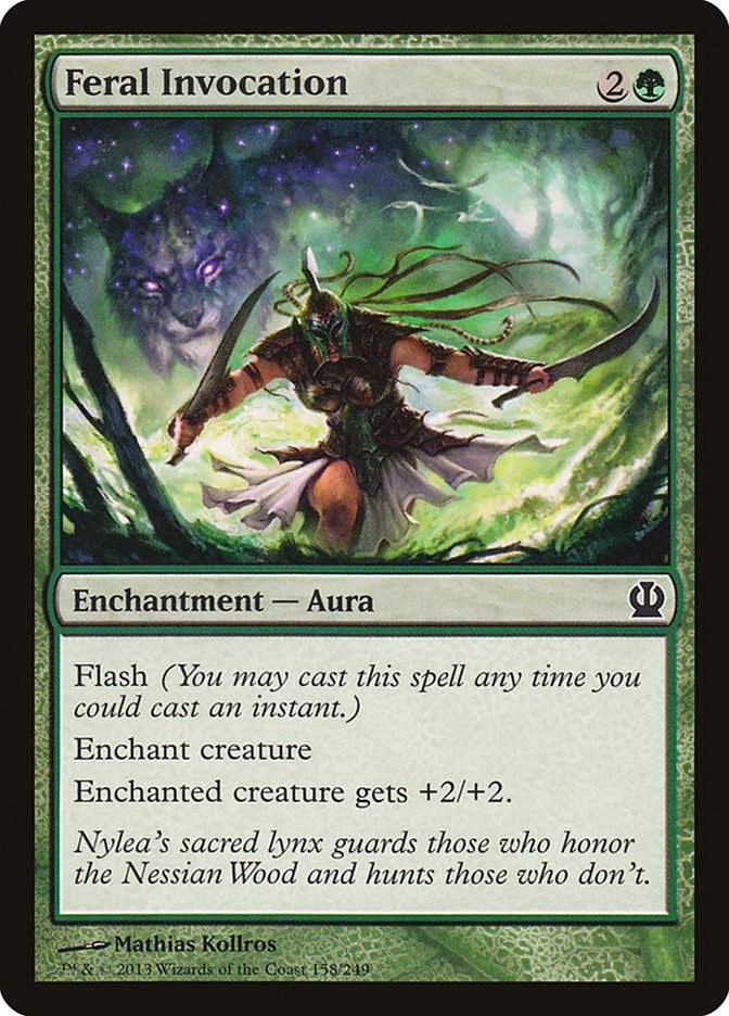 Feral Invocation [Theros] Magic: The Gathering