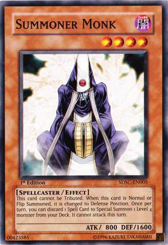 Summoner Monk [SDSC-EN005] Common Yu-Gi-Oh!
