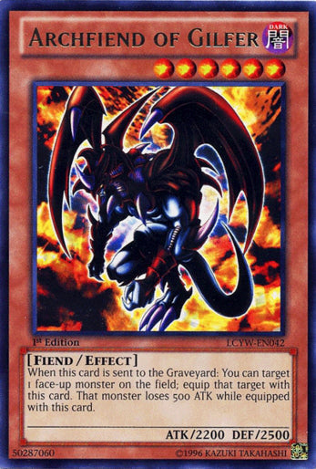 Archfiend of Gilfer [LCYW-EN042] Rare Yu-Gi-Oh!