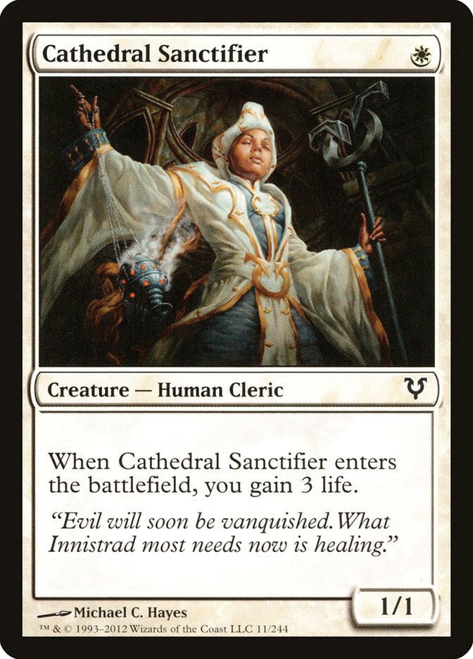 Cathedral Sanctifier [Avacyn Restored] Magic: The Gathering