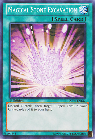 Magical Stone Excavation [LCJW-EN127] Common Yu-Gi-Oh!