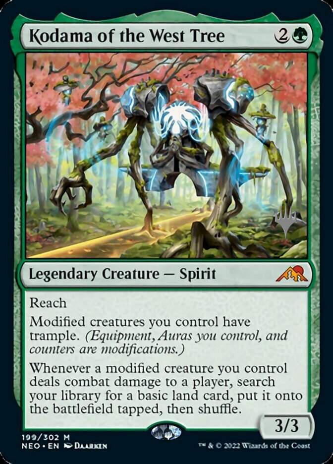 Kodama of the West Tree (Promo Pack) [Kamigawa: Neon Dynasty Promos] Magic: The Gathering