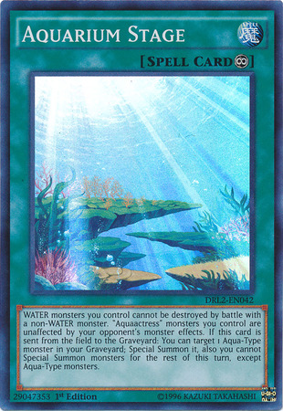 Aquarium Stage [DRL2-EN042] Super Rare Yu-Gi-Oh!