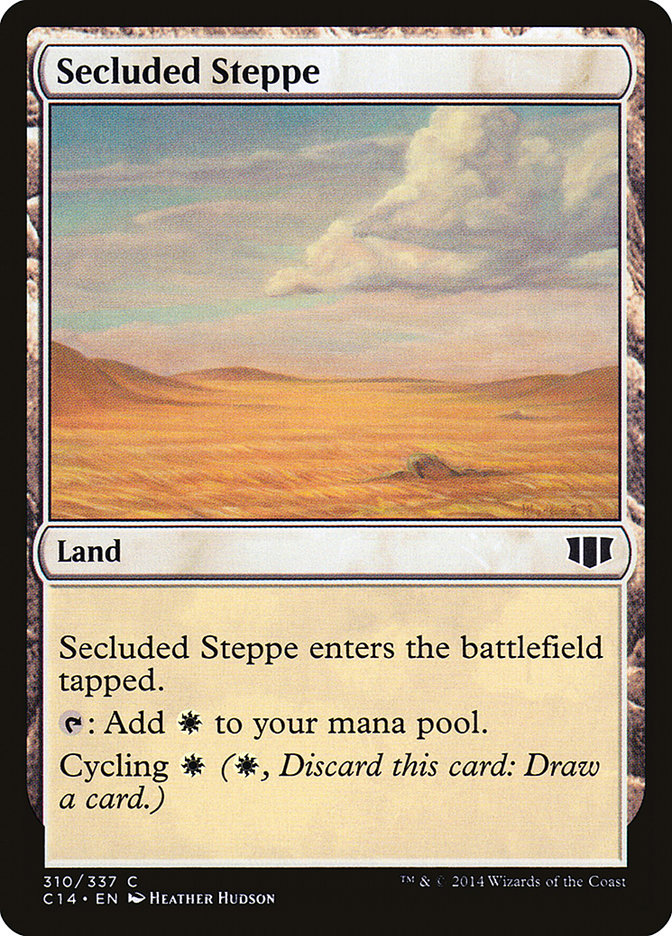 Secluded Steppe [Commander 2014] Magic: The Gathering