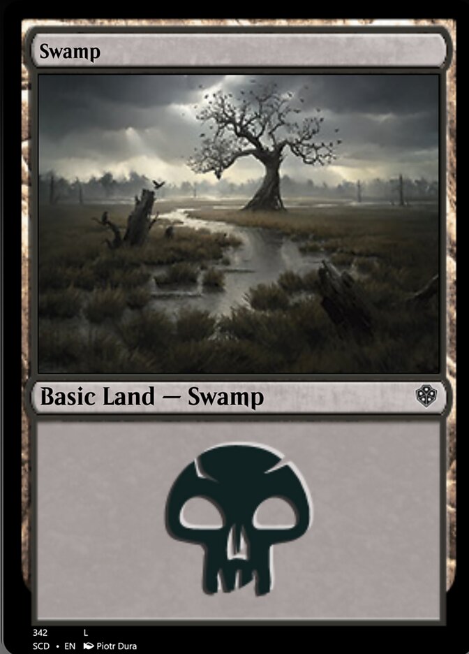 Swamp (342) [Starter Commander Decks] Magic: The Gathering