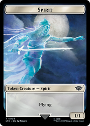 Food (09) // Spirit Double-Sided Token [The Lord of the Rings: Tales of Middle-Earth Tokens] Magic: The Gathering