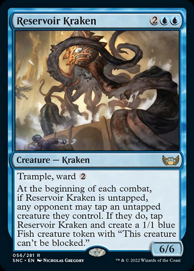 Reservoir Kraken [Streets of New Capenna] Magic: The Gathering